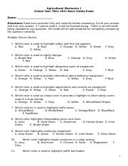 Agricultural Mechanics 1 Safety Exam 2011 SPRING 2021-2.doc