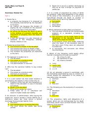 PANTI_Exercises-on-Succession and Estate Tax (1).docx