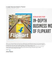 Flipkart Business Model.docx