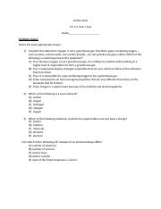 AP Bio Exam Unit 1 (Ch 2-5)