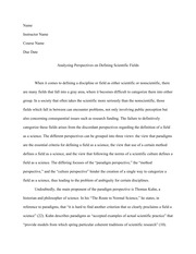 Sample Synthesis Essay #2