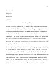Good Country People Final 2 Jeremiah Hall.docx