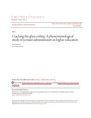Cracking the glass ceiling- A phenomenological study of women adm.pdf