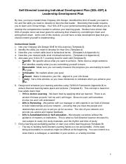 Self-Directed Learning Individual Development Plan (002).docx