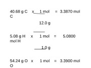 Empirical &amp; Molecular Formulas part 2