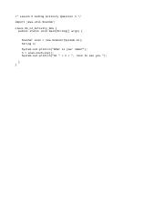 Unit 1 Lesson 2 - Coding Activity 1.txt