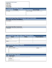 Functional Test Plan Template milena.docx