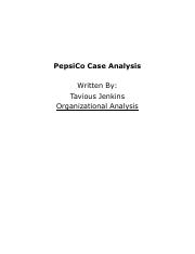 pepsi 349 case study analysis