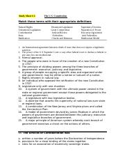 PLSC 210 -  Study-sheet # 2