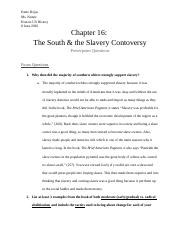 Chapter 16_ The South and the Slavery Contoversy.docx