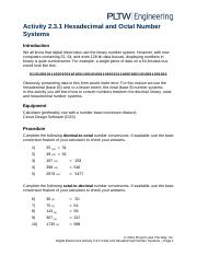 PLTW DE 2.3.1.A HexadecimalOctalNumberSystems.docx