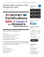 Fortinet NSE 1 Lesson3-CISO Perspectives Quiz _ isleyen.net.pdf