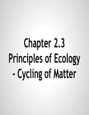 Chapter 2.3 - Cycling of Matter.pdf