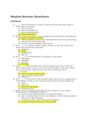 Module Review  and Critical Thinking Questions.docx