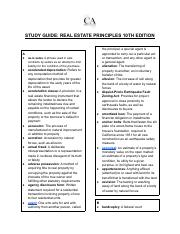 Study Guide_ Real Estate Principles 10th Edition.pdf