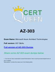 2021 Updated Microsoft AZ-303 Exam Dumps.pdf