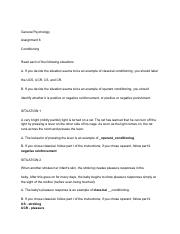 general psychology assignment pdf