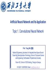 ANN and Its Application - Topic 1. Convolutional Neural Network.pdf