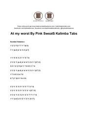 Kalimba chords