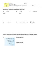 3.1 (Day 2) - Solving Quadratic Equations by Square Roots.docx