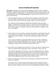 self evaluation essay on informative speech