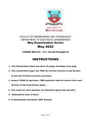 EEB221 Exam (2022) - FINAL EXAM PAPER.pdf