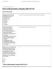 Intro to Biochemistry (Murphy 301) CH 5-8 Flashcards _ Quizlet.pdf