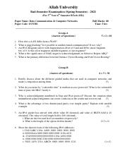 OCS302 Data Communication & Computer Networks_EE_Question Paper.pdf