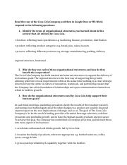 1h. Questions on the Coca Cola Company Case Study (1).pdf