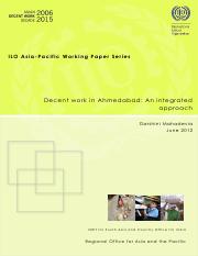 Decent work in Ahmedabad - An integrated.pdf