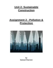 Assignment 2 - Pollution & Protection.docx