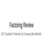 Factoring Cumulative Notes #1.pptx