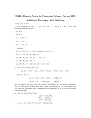 Additional Homework 3 Excercises Solution on Discrete Math for Computer Science