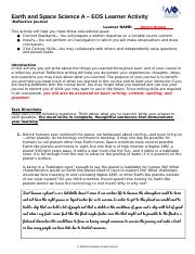 Earth and Space Science A - EOS Learning Activity Reflective Journal (1).docx