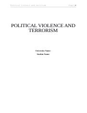 Political violence report.docx