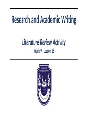 W9 - Sem. Literature Review Activity.pptx