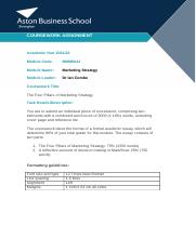1 BMM604J Marketing Strategy Coursework TP3 (2).doc