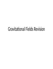 Gravitational Fields revision activities AVG.ppt
