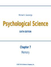 Chapter 7 - Memory.ppt