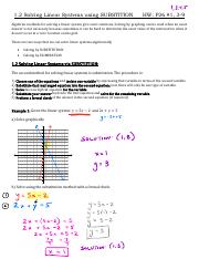 1.2 Solving Linear Systems Using Algebra (Part 1) - SUBSTITUTION (3).pdf