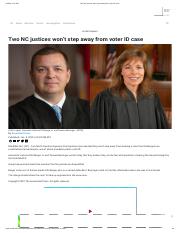 Two NC justices won’t step away from voter ID case.pdf