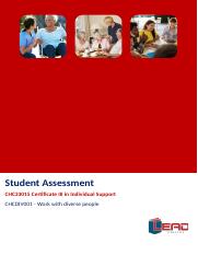 CHCDIV001 Student Assessment Booklet (ID 99496).docx