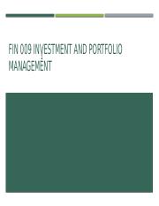 Fin 009 investment and portfolio management intro.pptx