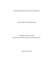 El informe preliminar de análisis del mercado CARLOS LONDOÑO.docx