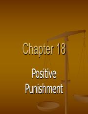 Week 8 Chapter 18 Positive Punishment (Lacefield).pdf