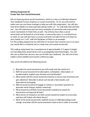 Create Your Own Social Movement-writing assignment 2-1.docx