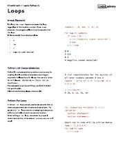 Learn Python 3_ Loops Cheatsheet _ Codecademy.pdf