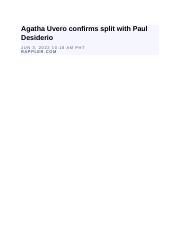 Agatha Uvero confirms split with Paul Desiderio.docx