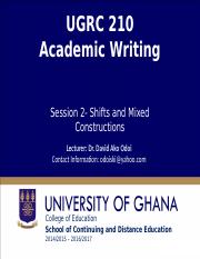 Academic+Writing+2%2C+UGRC+210+session+2.ppt