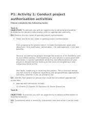 P1 Activity 1 Conduct project authorisation activities.docx